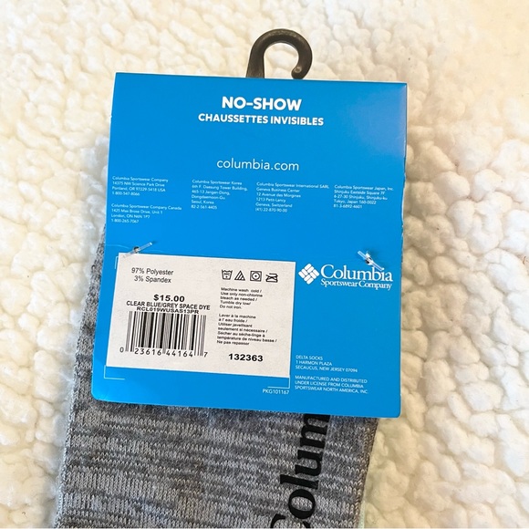 NWT Columbia No-Show Bootie Socks - Picture 4 of 4